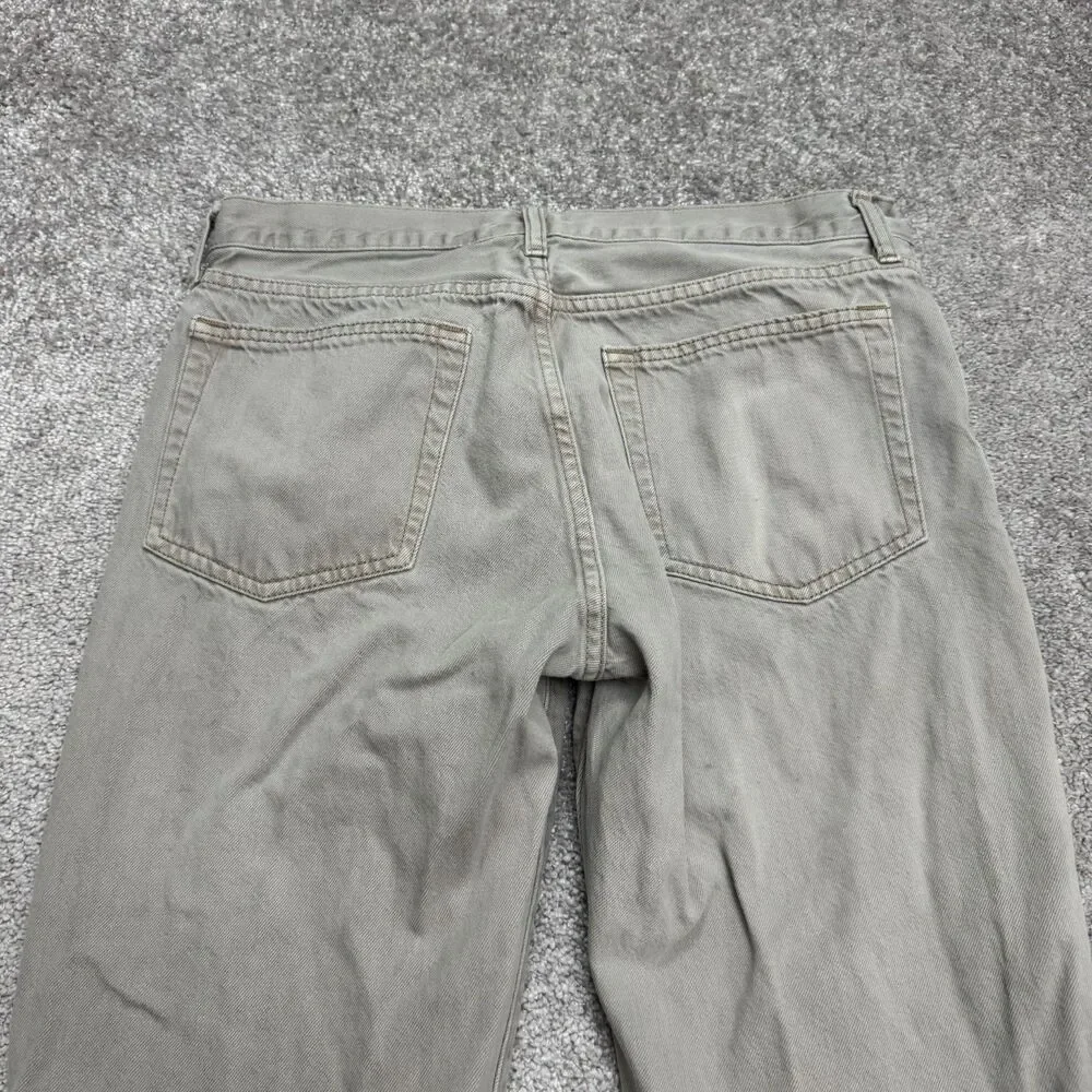 J.Crew Vintage Slim Fit Denim Jeans Mens 33x32 Gray Cotton Straight Leg Casual